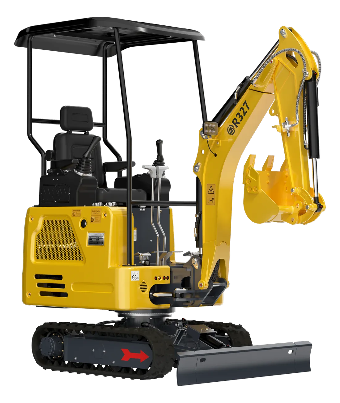 Rippa R327 1,7 ton mini kepçe (mini ekskavatör)