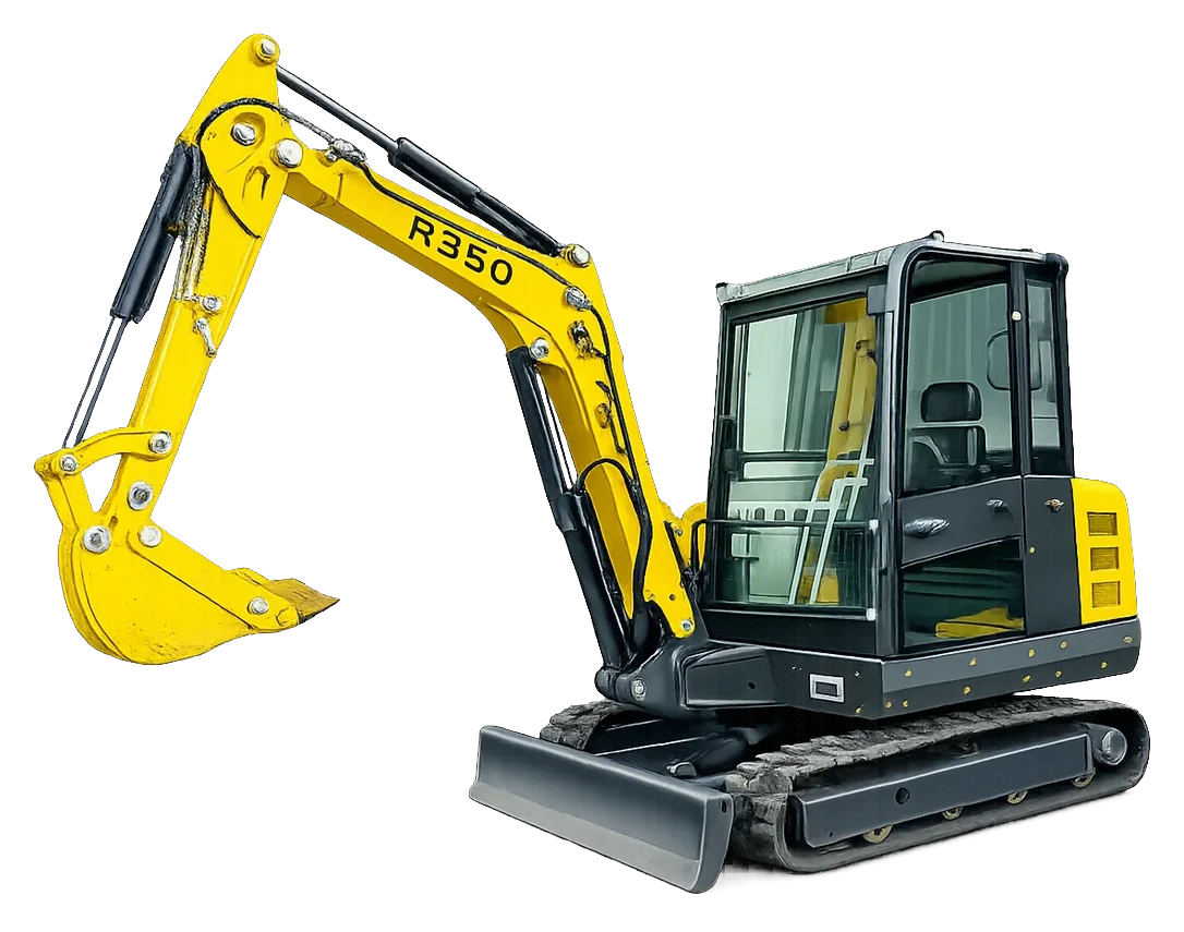 Rippa R350 kapalı kabinli 3,5 ton mini ekskavatör